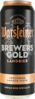 Пиво 500мл 5.2% нефильтрованное пастеризованное Brewers Gold Warsteiner ж/б