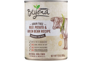 Purina Beyond Grain Free Ground Entree Dog Food Beef, Potato & Green Bean Recipe