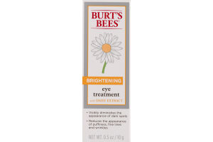 burt's bees brightening eye treatment