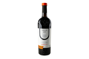 Вино Merlot червоне сухе 9,5-14% 0,75л Villa UA