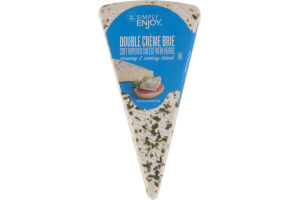 Simply Enjoy Double Creme Brie Soft Ripened Cheese with Herbs