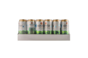 Пиво 0.5л 4.1% світле фільтроване пастеризоване Оригінальне Закарпатське з/б