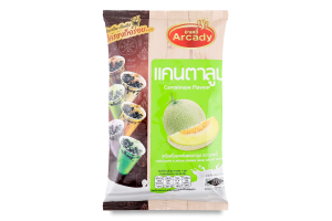 Напиток растворимый с сахаром и подсластителем со вкусом канталупы Arcady м/у 450г