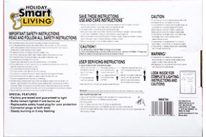 Smart Living Holiday 100 Multi Mini Lights