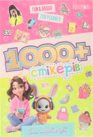 Книжка 1000+ стікерів д/дівчаток 8аркушів LiziStar