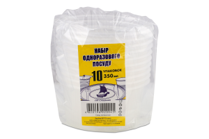 Упаковка 350мл 100*65мм 10шт Добробут