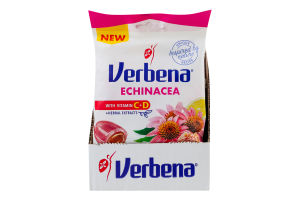 Цукерки м'які з ехінацеєю, медом, лимоном та вітамінами Verbena м/у 60г