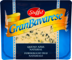 Сыр 50% мягкий с голубой плесенью Gran Bavarese Steffel п/у 100г