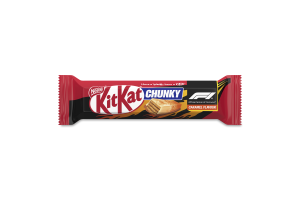 Вафлі вкриті глазур'ю зі смаком карамелі та молочним шоколадом Chunky Kit Kat м/у 40г