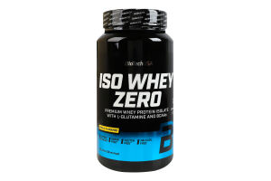 Добавка к рациону питания порошковая ароматизированная со вкусом ванили Iso whey zero BioTechUSA 908г