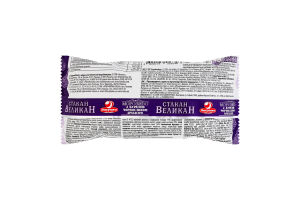 Морозиво 12% з курагою чорносливом арахісом у вафельному стакані з кондитерською глазур'ю Стакан ВеликаН Ласунка м/у 90г