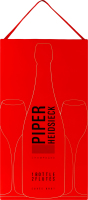 Шампанское 0.75л 12% белое брют Cuvee Piper-Heidsieck бут + бокал 2шт