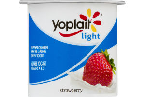 Yoplait Light Fat Free Yogurt Strawberry