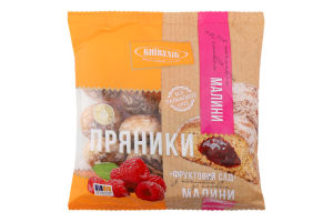 Пряники з начинкою малиновою Фруктовий сад Київхліб м/у 300г