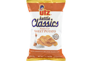 Utz Kettle Classics Ripple Cut Potato Chips Sweet Potato