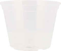 Горщик д/орхідей дренажний прозорий 18*13,5см 114078 Алеана