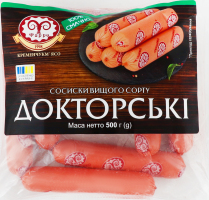 Сосиски Докторские Фарро в/с м/у 500г