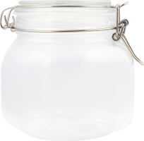 Банка д/зберігання 750мл скло з бугельним замком KYYW451
