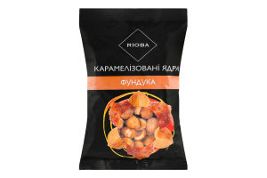 Ядра фундука карамелизированные RIOBA м/у 120г