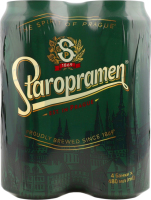 Пиво 4х0.48л 4.2% светлое пастеризованное Staropramen м/у