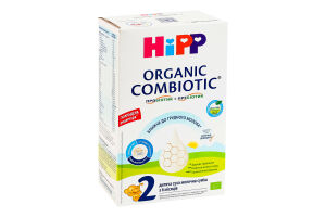 Смесь молочная сухая для детей от 6мес 2 Organic combiotic Hipp к/у 500г