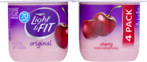 Dannon Light & Fit Nonfat Yogurt Cherry - 4 CT