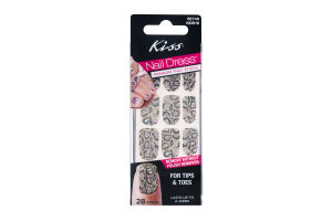 Kiss Nail Dress For Tips & Toes Strips Catsuit - 28 CT