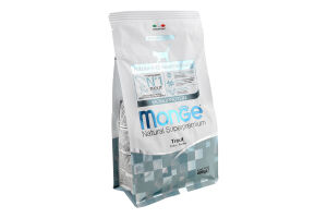 Корм сухой полнорационный для котят с форелью Monoprotein Natural superpremium Monge м/у 400г