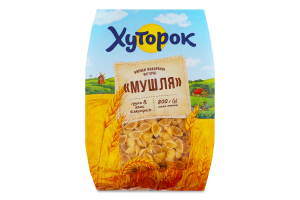 Изделия макаронные фигурные группа B класс экстра Ракушка Хуторок м/у 800г
