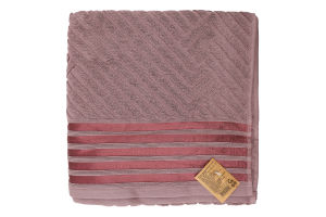 Рушник пильно-рожевий махровий 70*140см 500г/м2 GM Textile