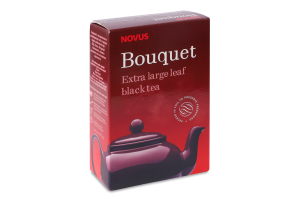 Чай черный цейлонский байховый цельнолистовой Букет Novus к/у 70г