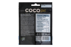 Чипси кокосові з ванільною солоною карамеллю Coco Deli д/п 30г