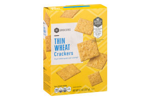 SE Grocers Thin Wheat Crackers