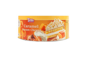 Торт бисквитный Caramel cream cheese Tarta к/у 450г