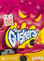Betty Crocker Fruit Gushers Tropical Spooky Fruit - 26 CT