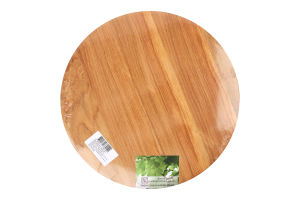 Дошка кухонна дерев"яна кругла 30см Забава