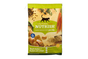 Rachael Ray Nutrish Super Premium Food For Cats Real Chicken & Brown Rice Recipe