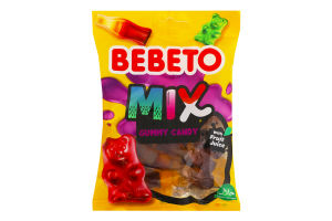 Bebeto Жувальні цукерки "Асорті", 80г