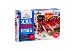 Ребра Biovela свинячі томлені з соусом барбекю