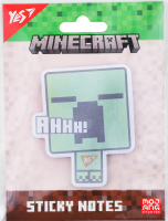 Папір д/нотаток Minecraft з клейким шаром 40аркушів Yes