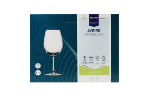 Бокал для красного вина 540мл №100/35 Aveiro Metro Professional 6шт