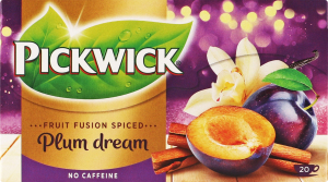 Напиток фруктово-травяной ароматизированный с корицей сливой и ванилью Plum dream Pickwick к/у 20х2г