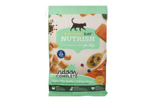 Rachael Ray Nutrish Super Premium Food For Cats Indoor Complete Chicken With Lentils & Salmon Recipe