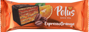 Торт вафельный глазированный с кофейно-апельсиновой начинкой Polus м/у 50г
