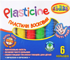 Пластилін Class Чисті руки 6 шт. ECO 7625С 100 г