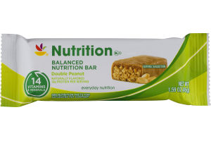 Ahold Balanced Nutrition Bar Double Peanut