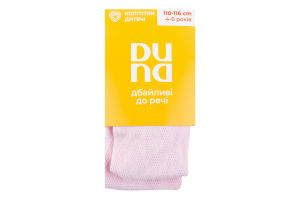 Колготки дитячі Duna 4370 світло-рожевий р.110-116