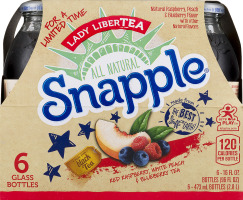 Snapple Juice Drink Lady LiberTEA - 6 CT