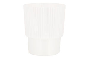 Горщик д/орхідей Стелла біла перлина з дренажем 13*15см Алеана