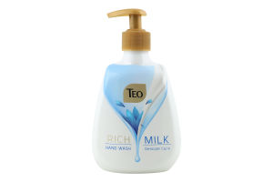 Мило рідке Delicate Care Rich Milk Teо 400мл